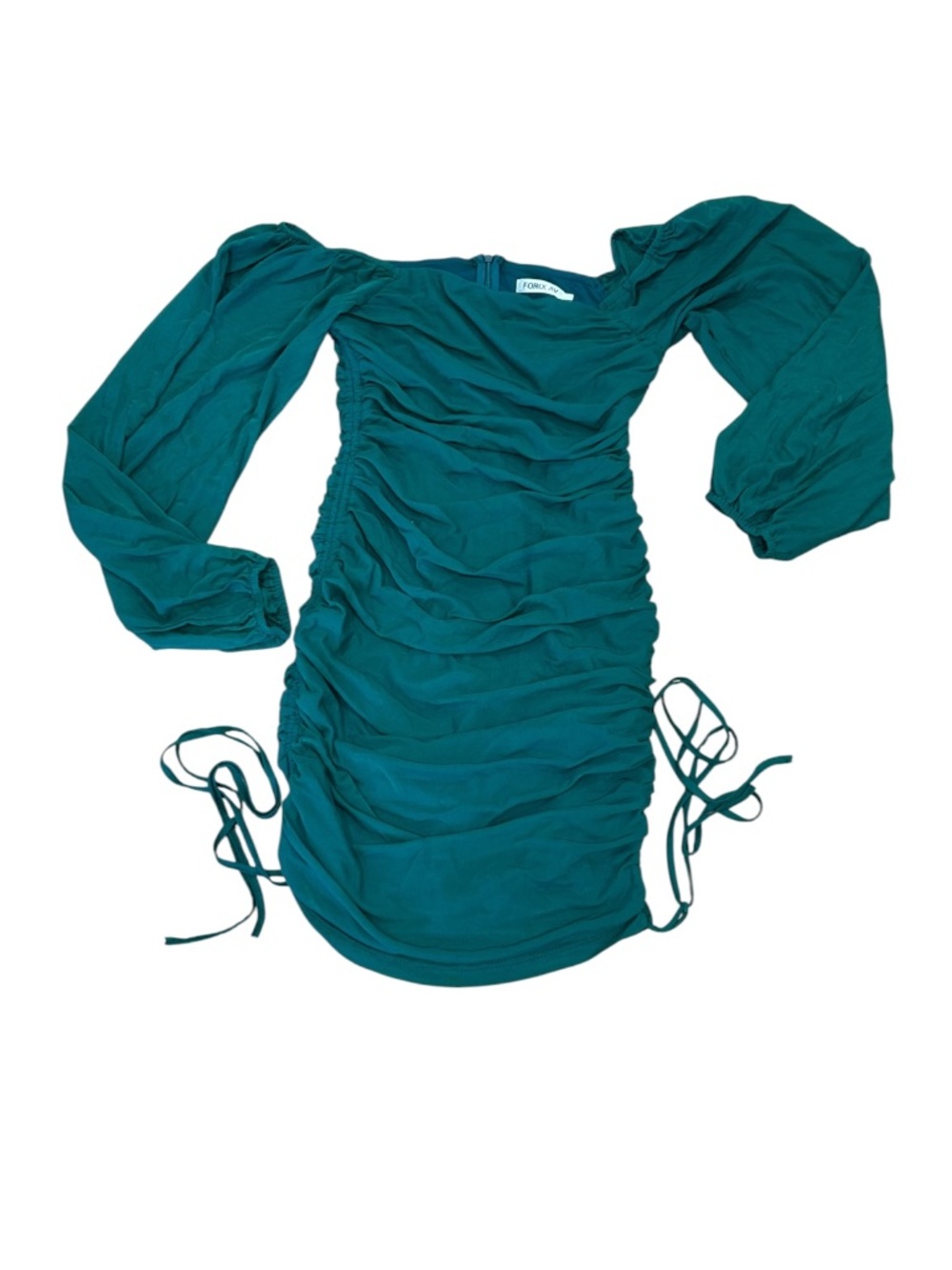 FOROLAV Green Mini Dress Women's Size S
